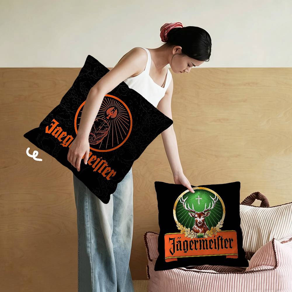 Home Textiles And Furnishing - J-Jagermeisteres Logo Pillow Gifts Home Office