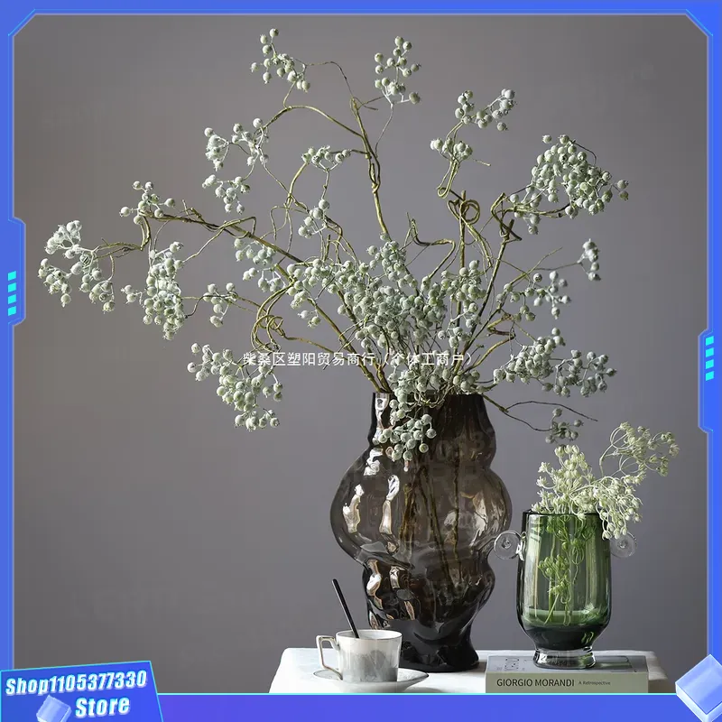 Home Textiles And Furnishing - Large Wabi Sabi Style Flower Vase