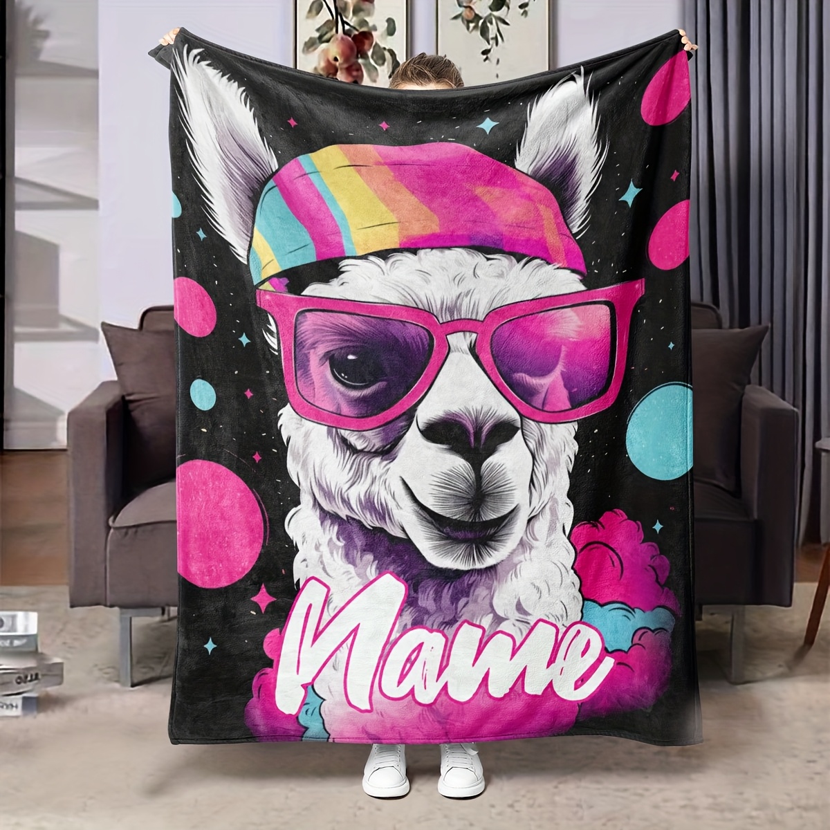 Home Textiles List - Personalized Name List Cool Alpaca Carpet