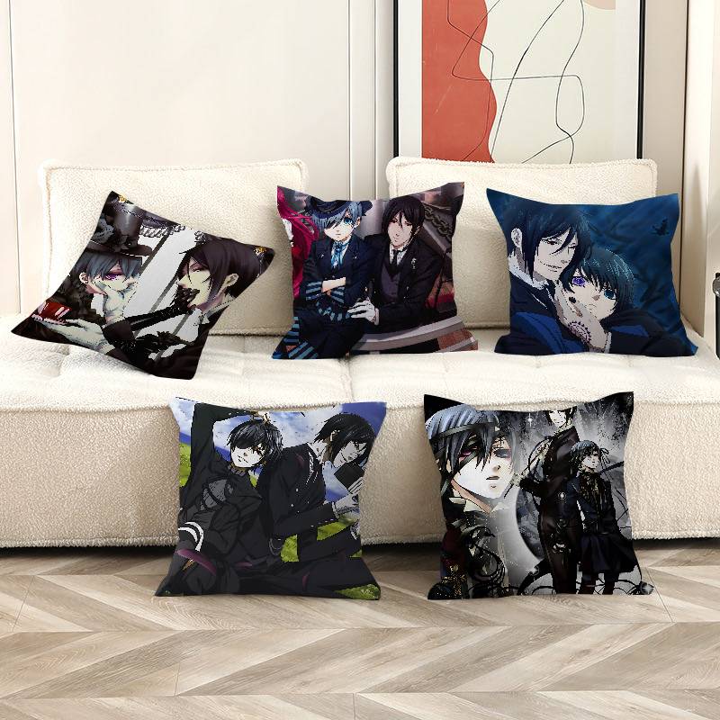 Home Textiles And Furnishing - Manga Series Black Butlers Pillow Gifts
