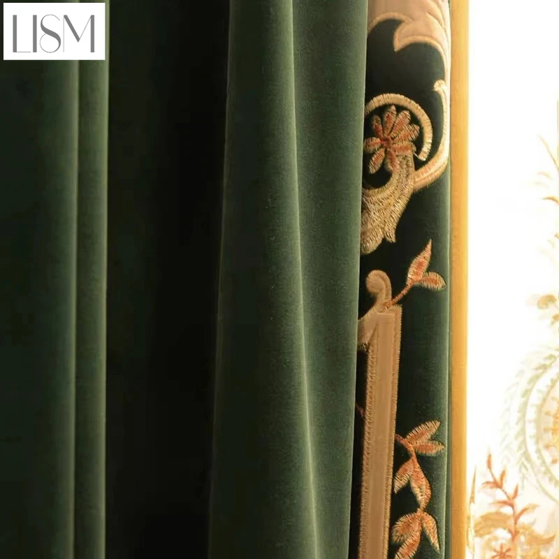 Home Textiles Luxury Curtains - European Luxury Curtains for Living Dining