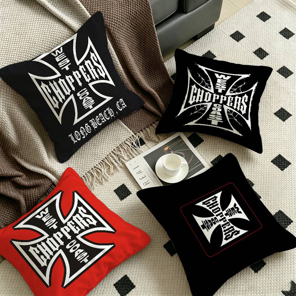 Home Textiles And Furnishing - West C-Coast C-Choppers Pillow Gifts Home