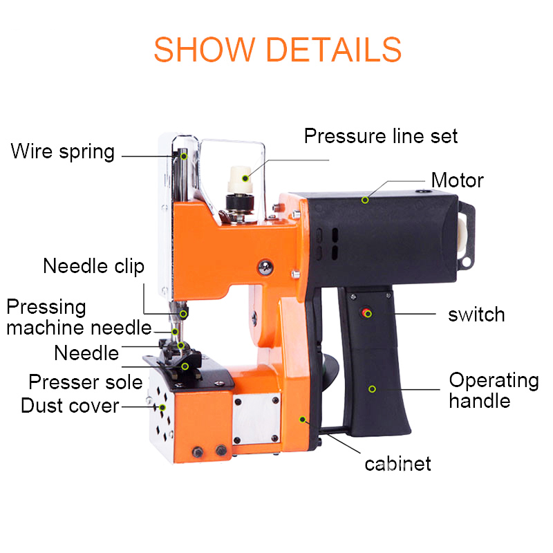 Portable Electric Sewing Machi - Home Textile Industry ulasan dan harga