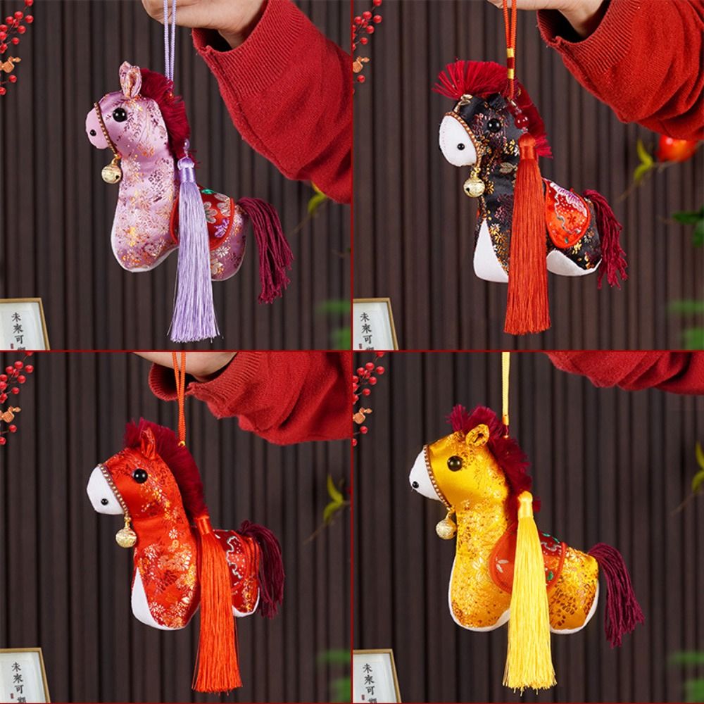 Cartoon Horse Keychain Plush G - Home Textiles Meaning ulasan dan harga