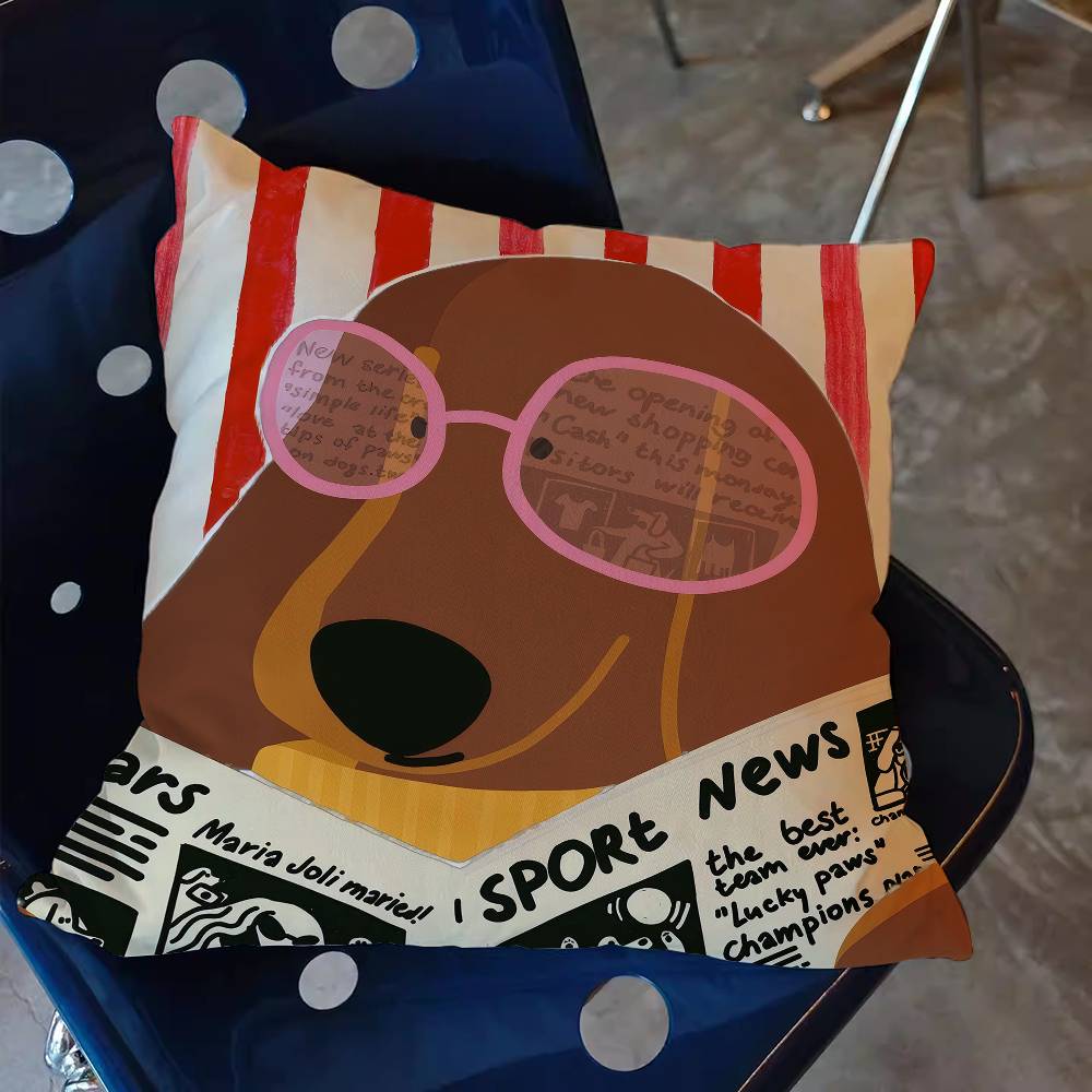 Sausage Dog Dachshund cute Pil - Home Textiles And Furnishing ulasan dan harga