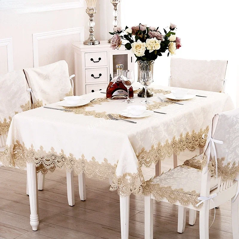 Table Cloth Round Table Cream  - Home Textiles List ulasan dan harga