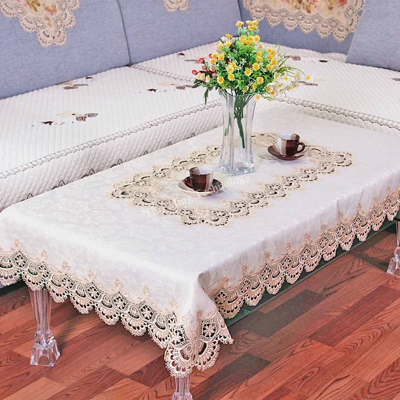 Table Cloth Round Table Cream  - Home Textiles List ulasan dan harga