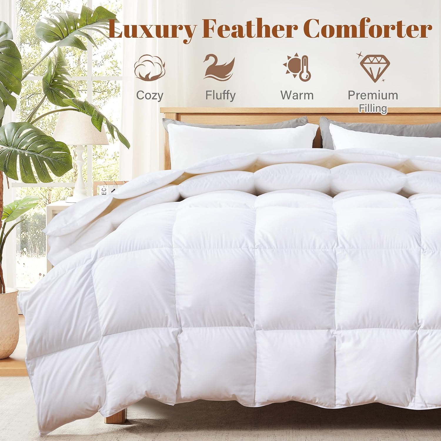 Ultra Soft Twin Comforter - 10 - Duvet Insert White ulasan dan harga