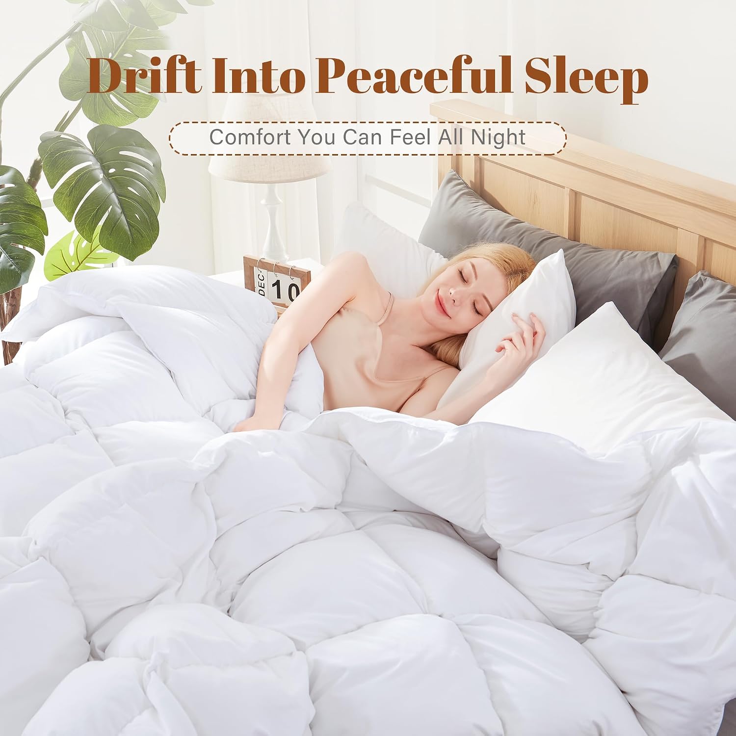 Ultra Soft Twin Comforter - 10 - Duvet Insert White ulasan dan harga
