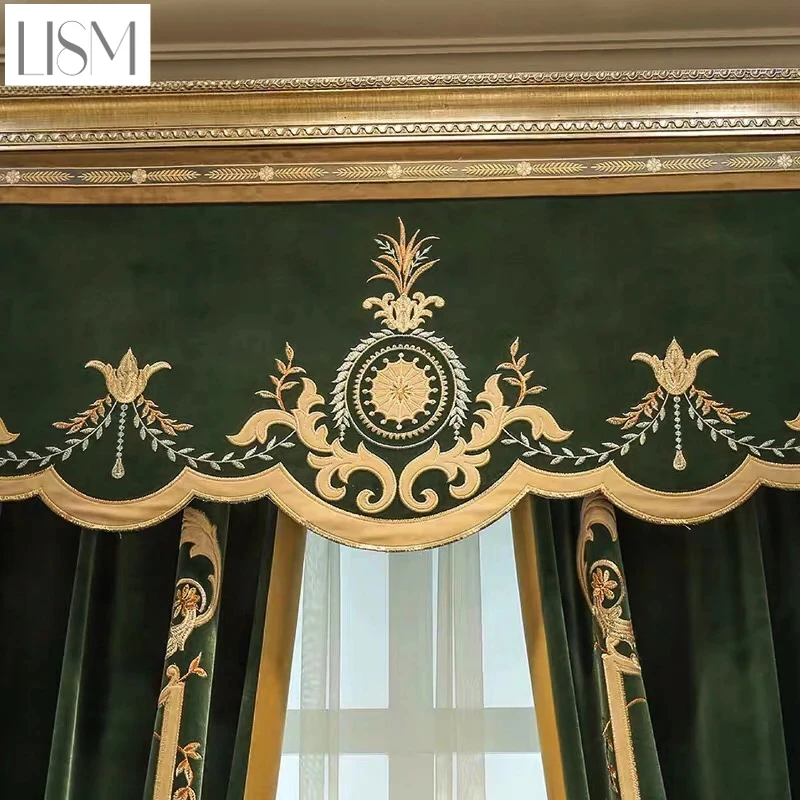 European Luxury Curtains for L - Home Textiles Luxury Curtains ulasan dan harga