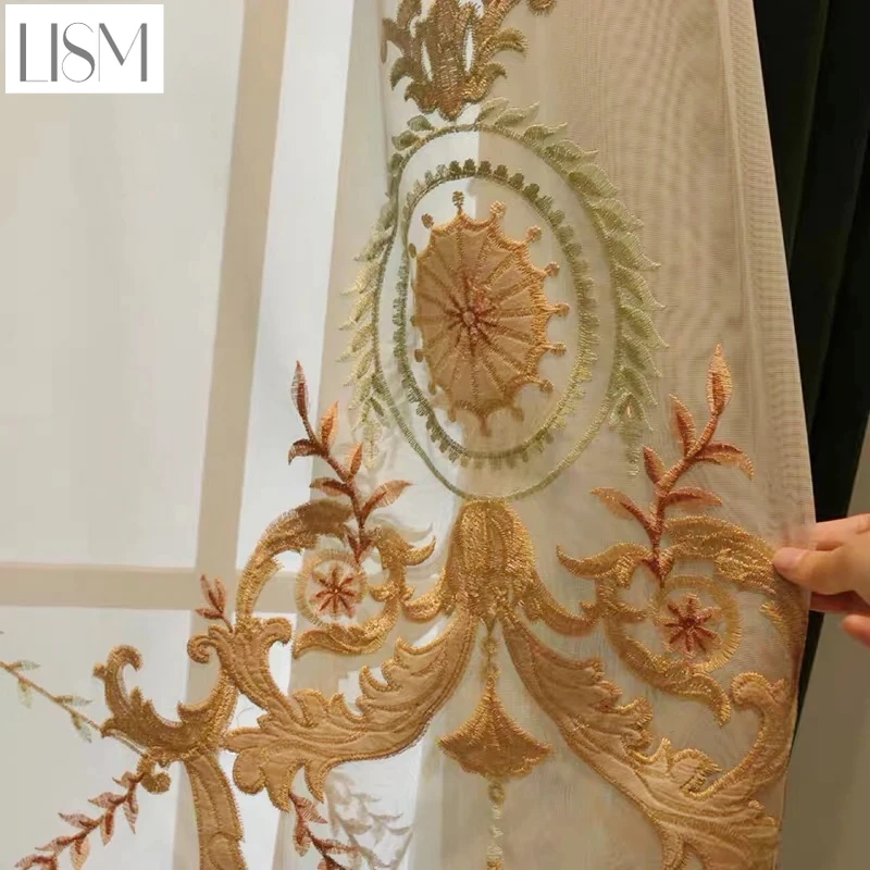 European Luxury Curtains for L - Home Textiles Luxury Curtains ulasan dan harga