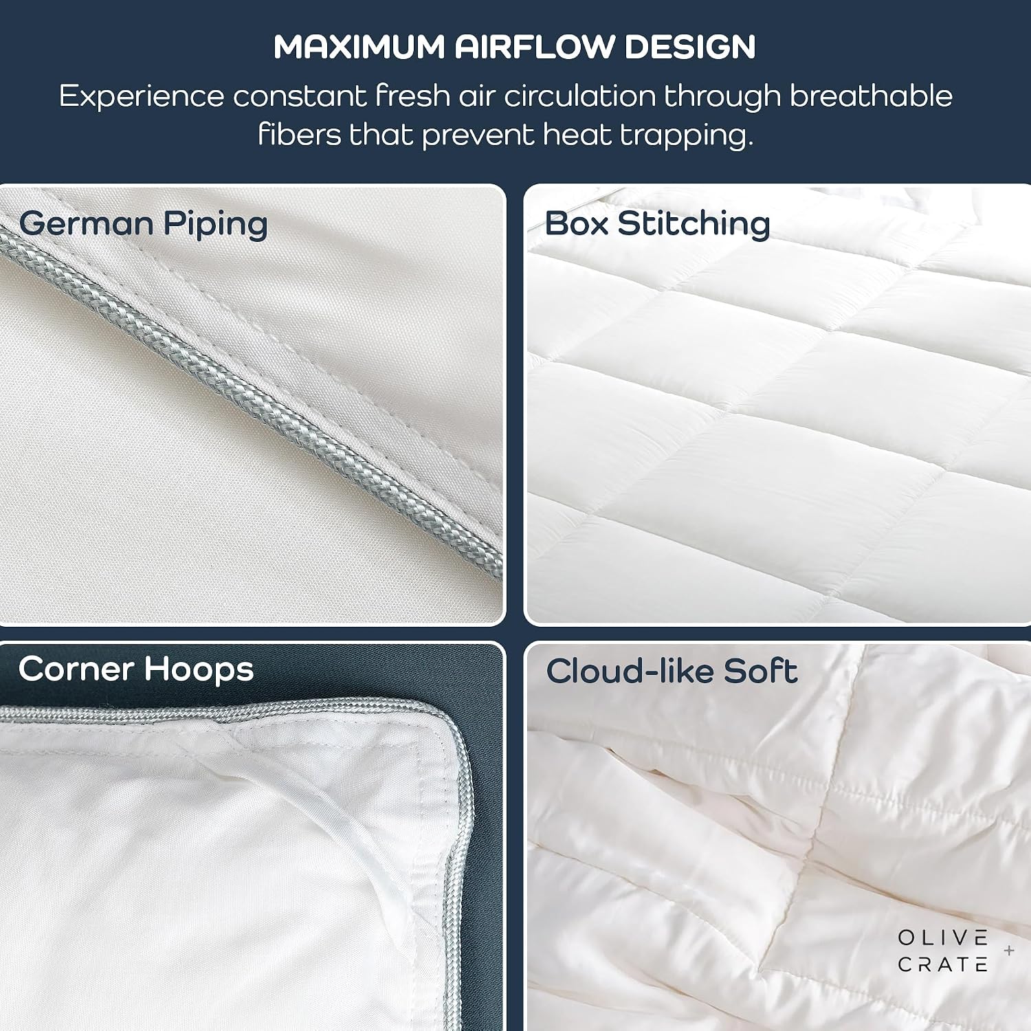 Cooling King Comforter - Hypoa - Duvet Insert White ulasan dan harga