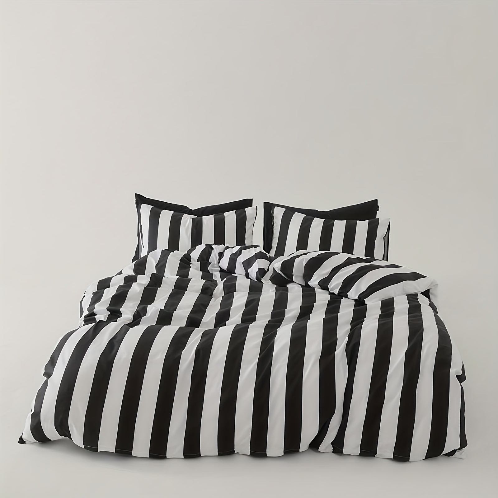Black and White Striped Minima - Duvet Insert White ulasan dan harga