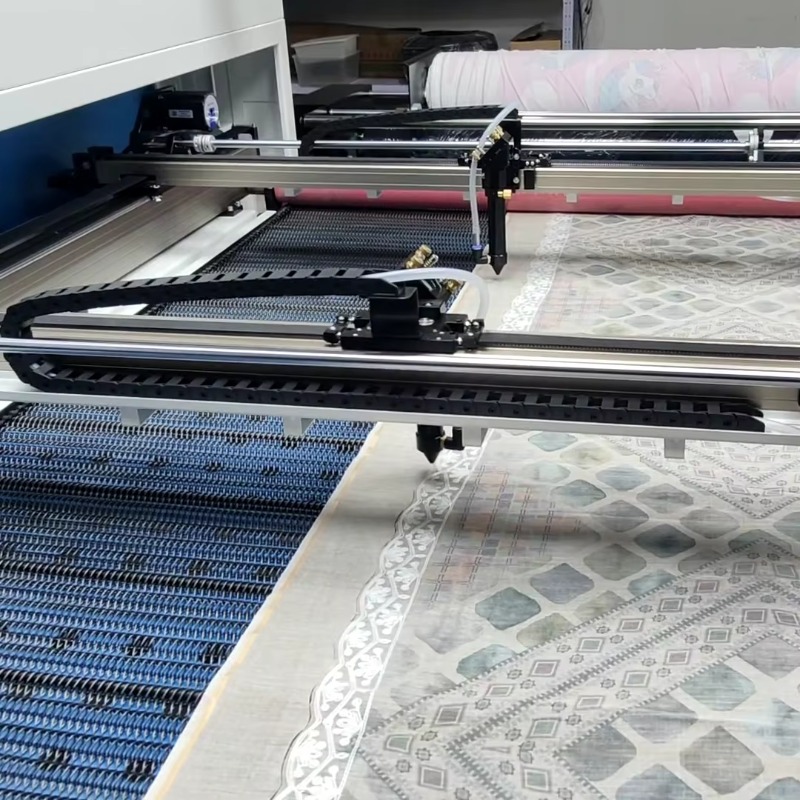 High-speed double-head laser c - Home Textile Industry ulasan dan harga