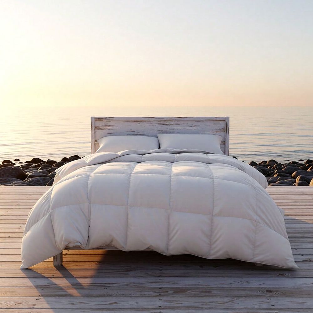 All Season Bright White Gingha - Duvet Insert White ulasan dan harga