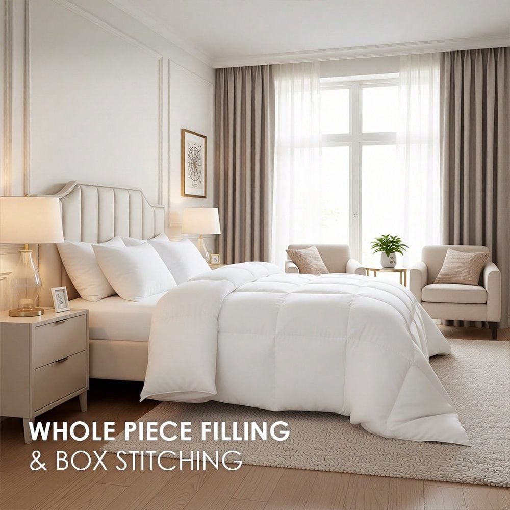 All Season Bright White Gingha - Duvet Insert White ulasan dan harga