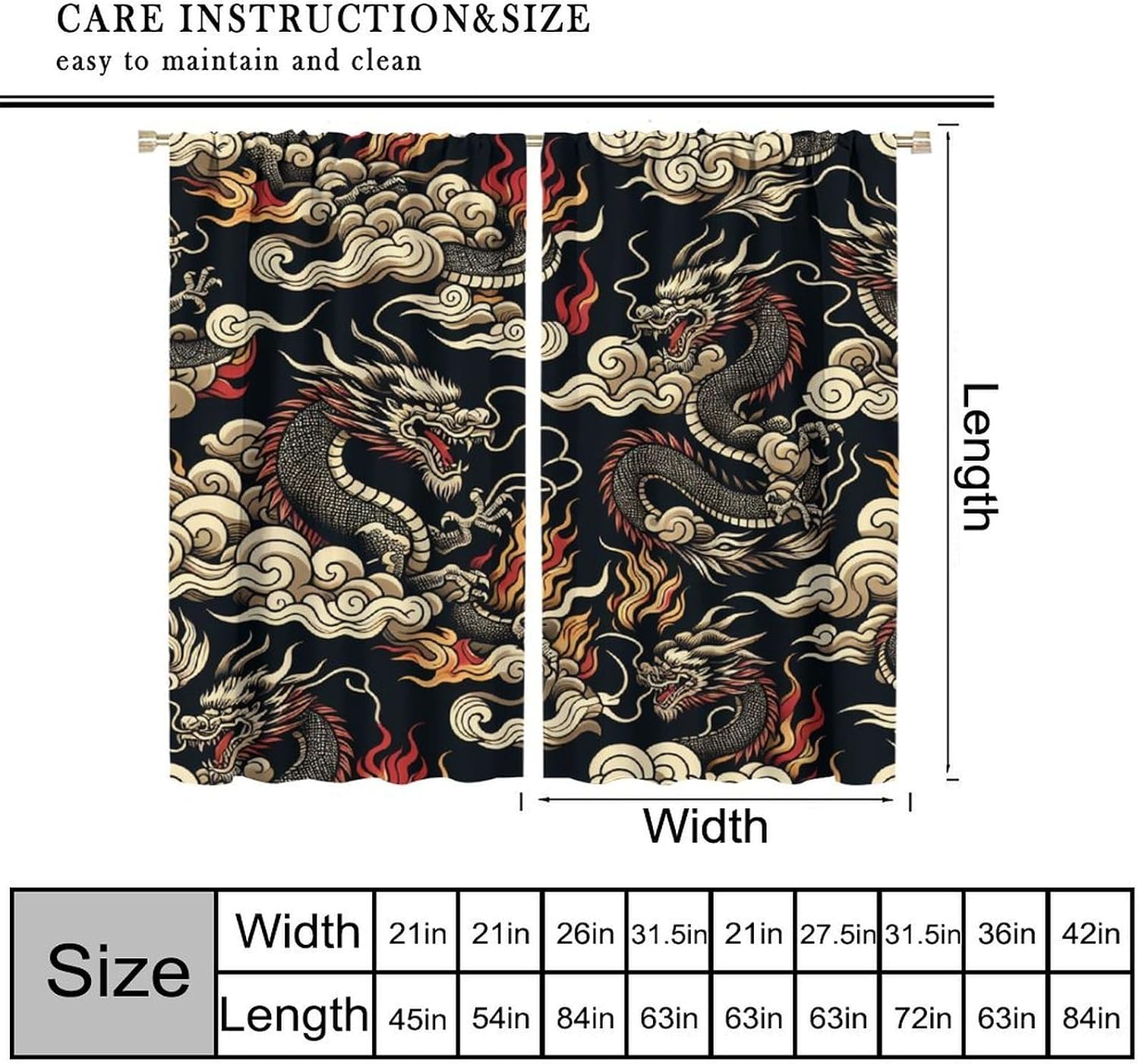 Luxurious Asian Dragon Curtain - Home Textiles Luxury Curtains ulasan dan harga