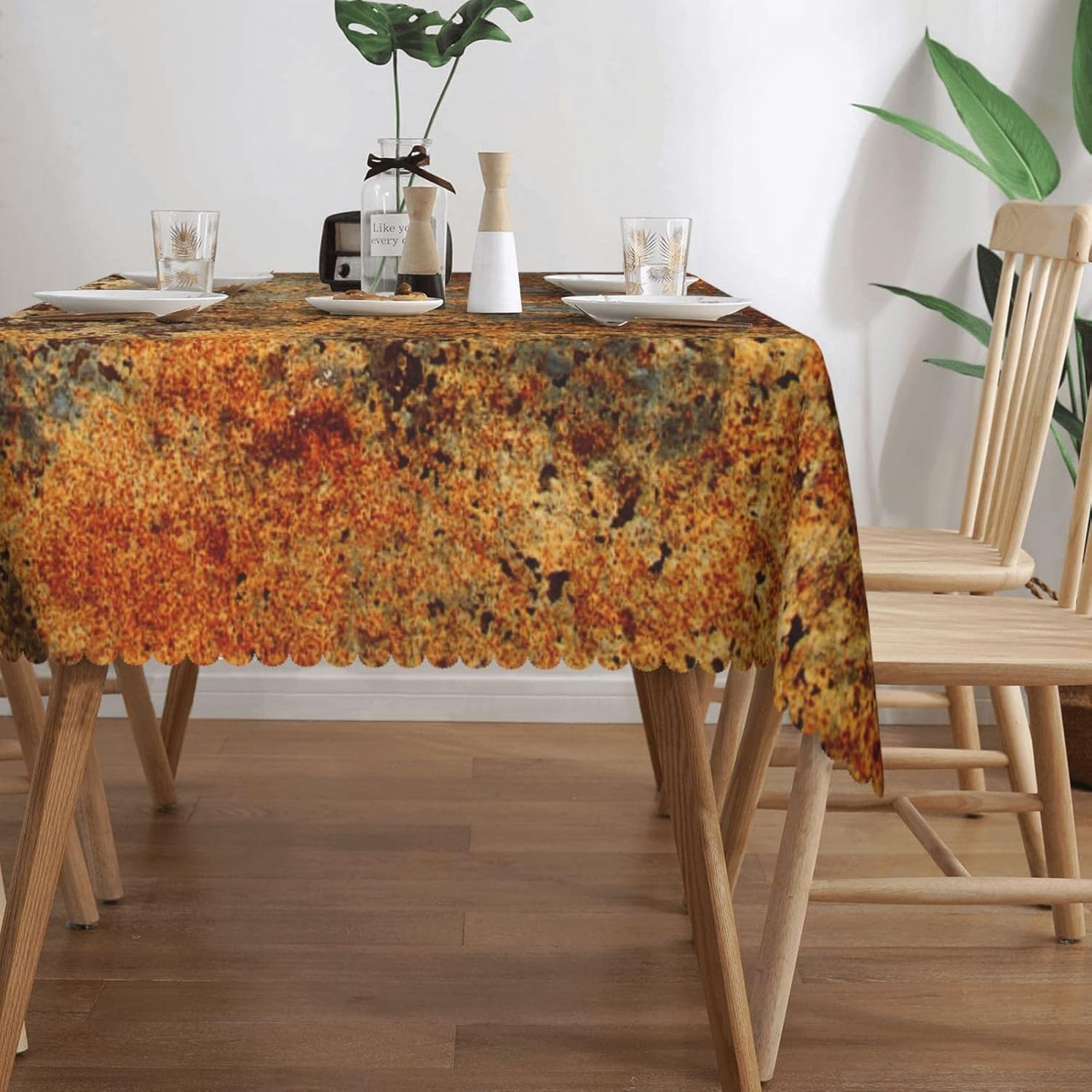 Industrial Brown Rust Metal Ta - Home Textile Industry ulasan dan harga
