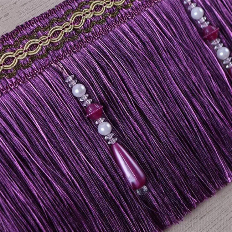 Luxury Exquisite Beaded Tassel - Home Textiles Luxury Curtains ulasan dan harga