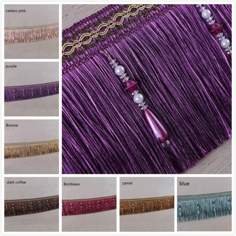 Luxury Exquisite Beaded Tassel - Home Textiles Luxury Curtains ulasan dan harga