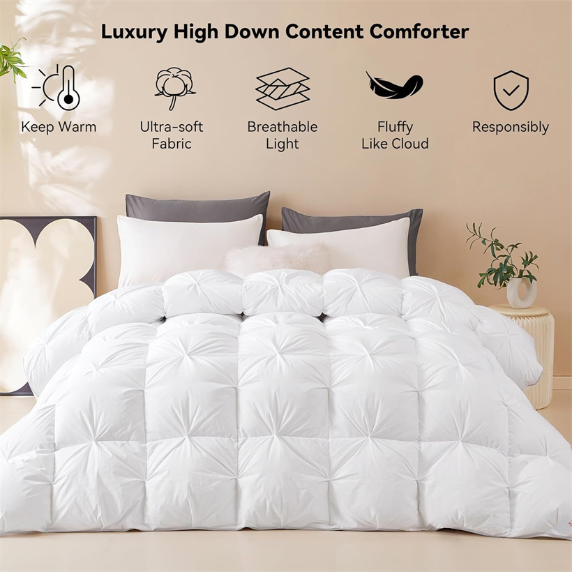 High End White Goose Dwon Comf - Duvet Insert White ulasan dan harga